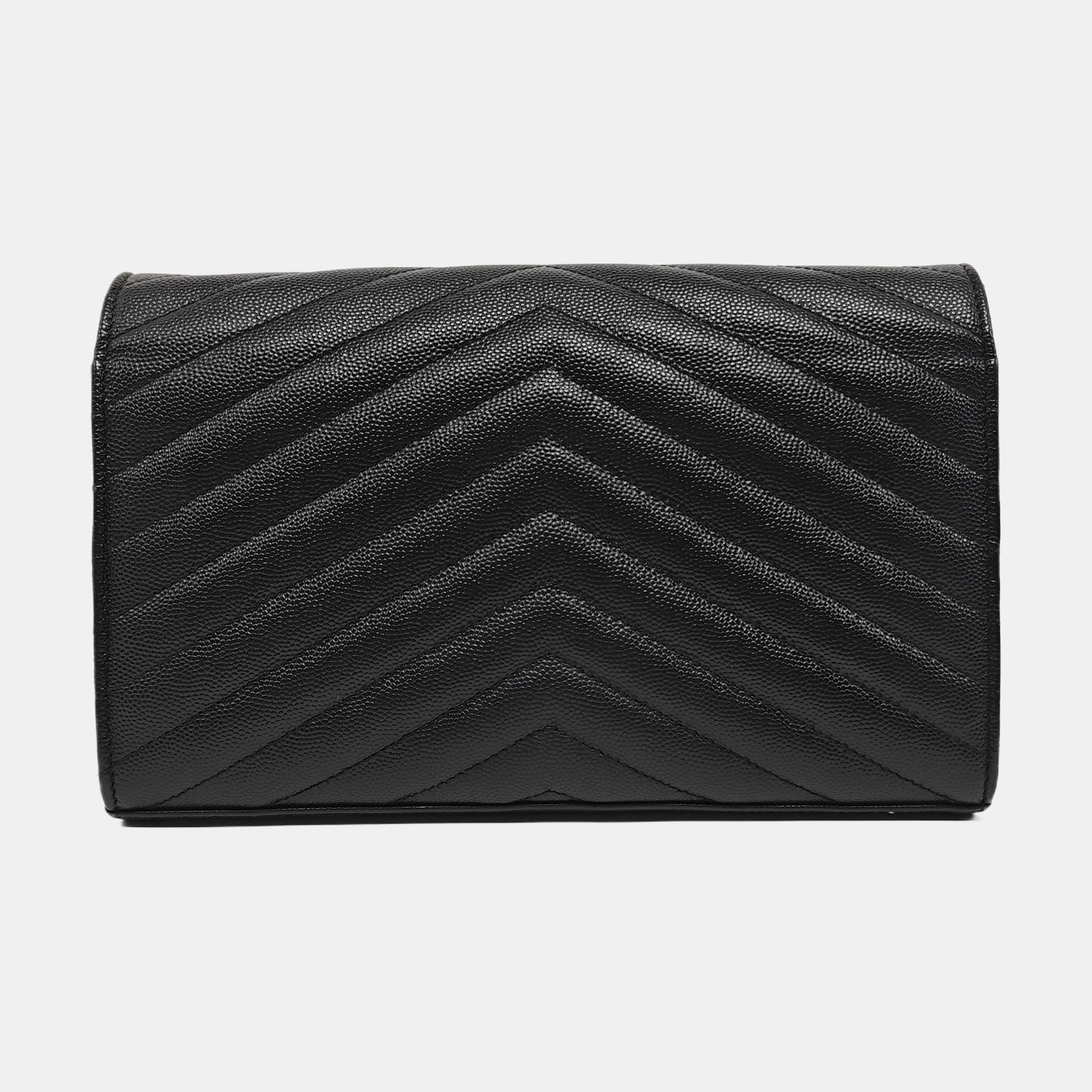 MONOGRAM Medium Chevron Calfskin Black