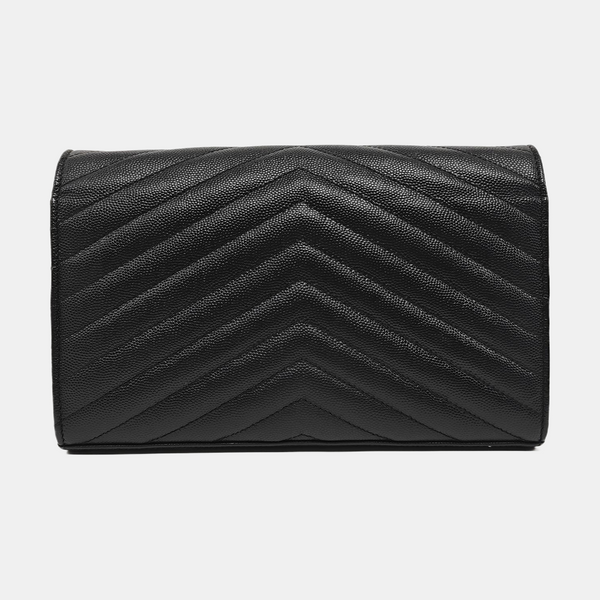 MONOGRAM Medium Chevron Calfskin Black