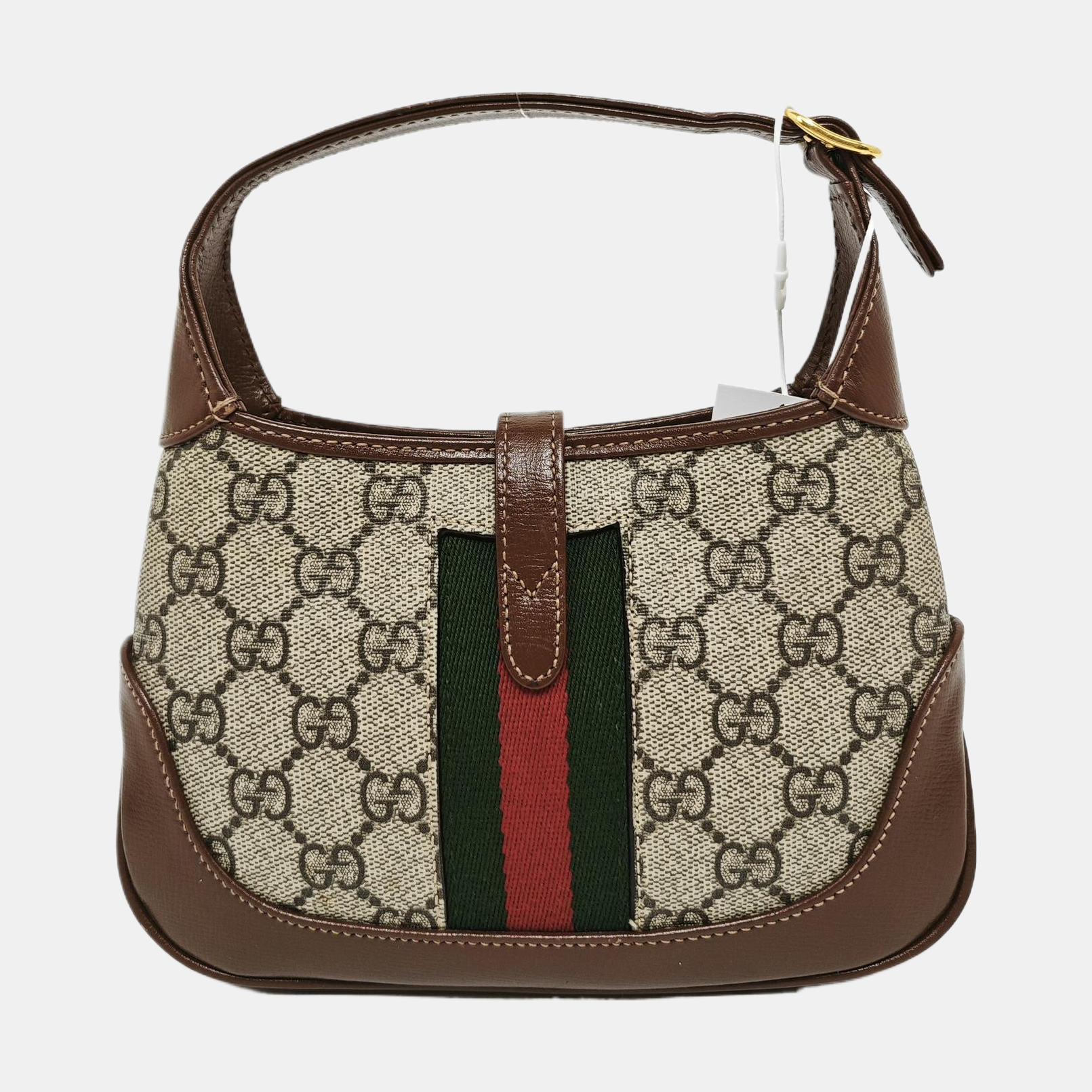 Authenticated pre-owned  Jackie 1961 Mini Monogram Coated Canvas Beige - Shoulder Bag at Looply