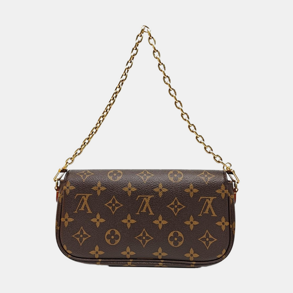 IVY Monogram Coated Canvas Brown