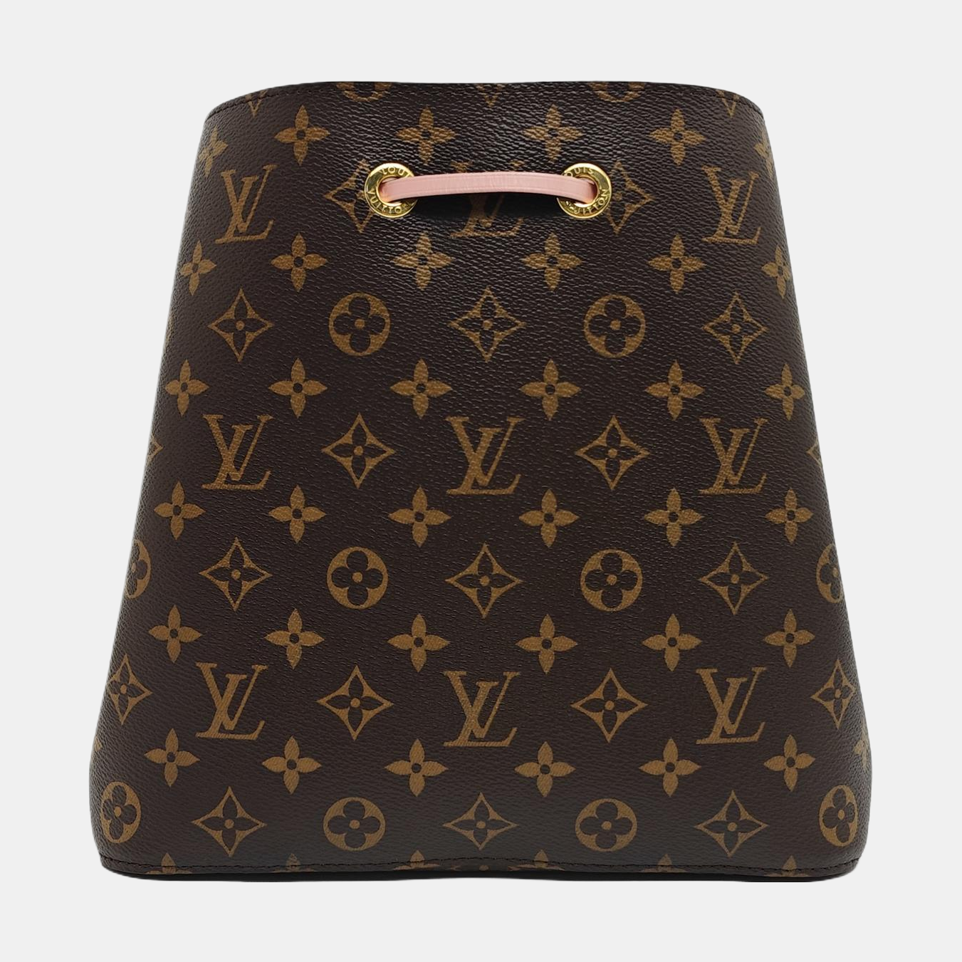 NÉONOÉ MM Monogram Coated Canvas Brown