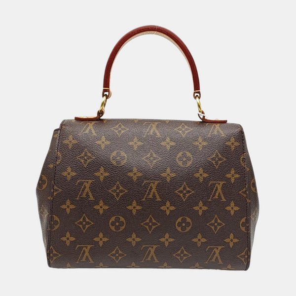 CLUNY PM Monogram Coated Canvas Brown
