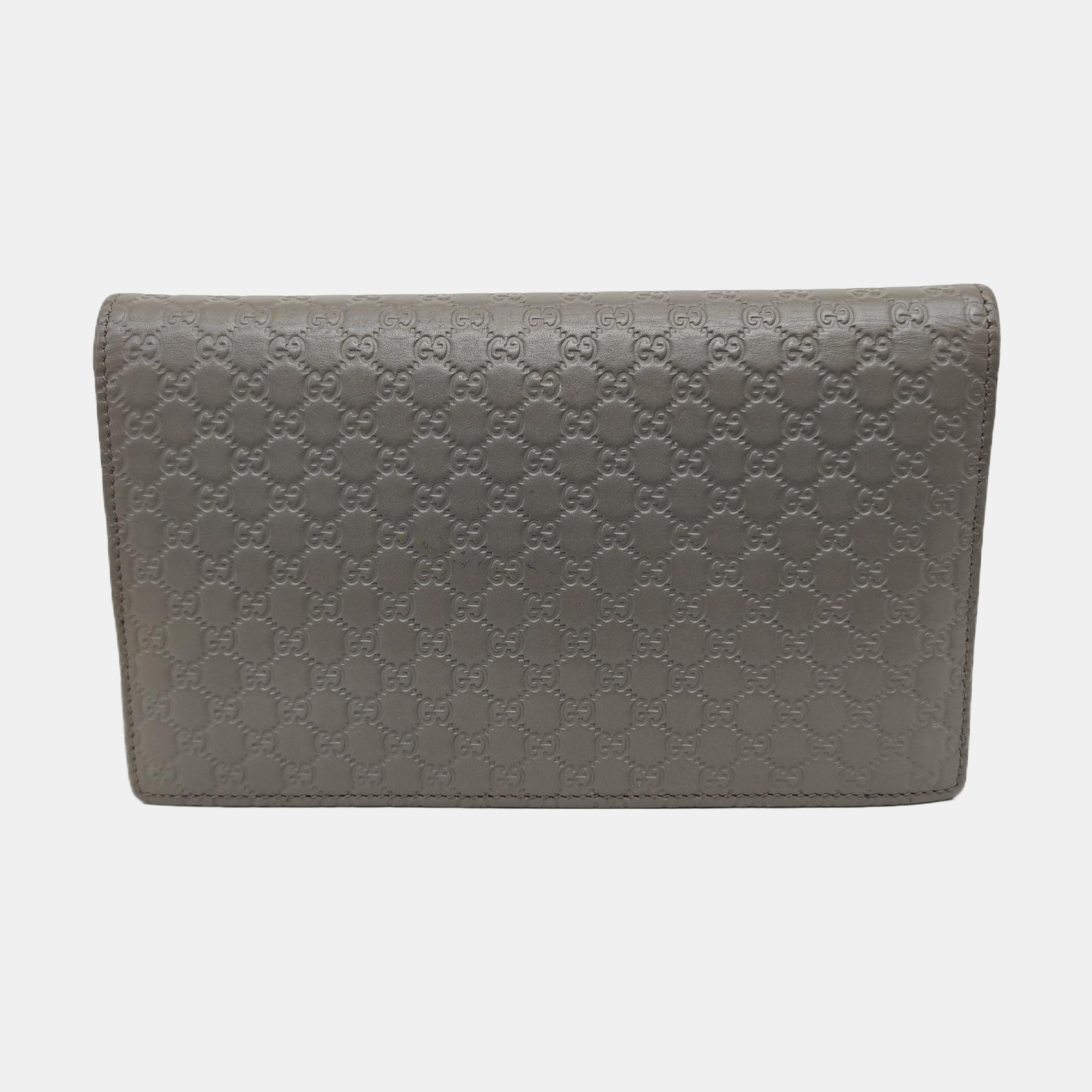 Microguccissima Monogram Calfskin Gray