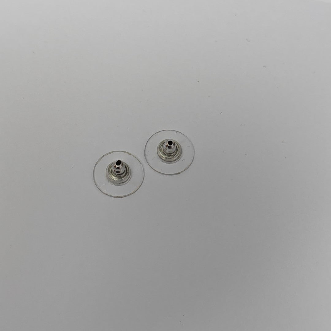 Metal Silver Stud Earrings