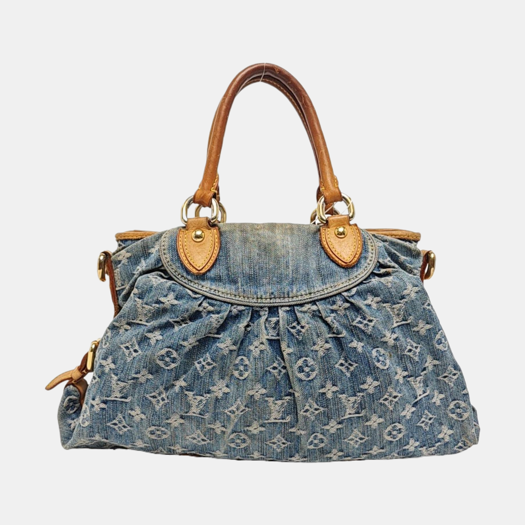 NEO CABBY Monogram Denim Blue