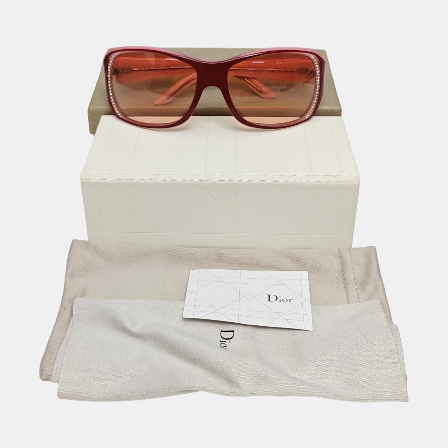 Synthetic Sunglasses Red