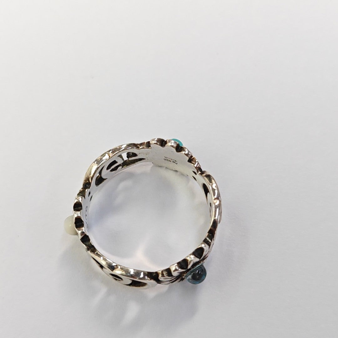 GG Running 925 Sterling Silver Ring EU 55