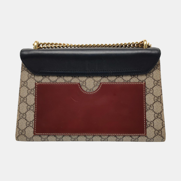 Authenticated pre-owned  Padlock Medium Monogram Coated Canvas Beige - Shoulder Bag at Looply