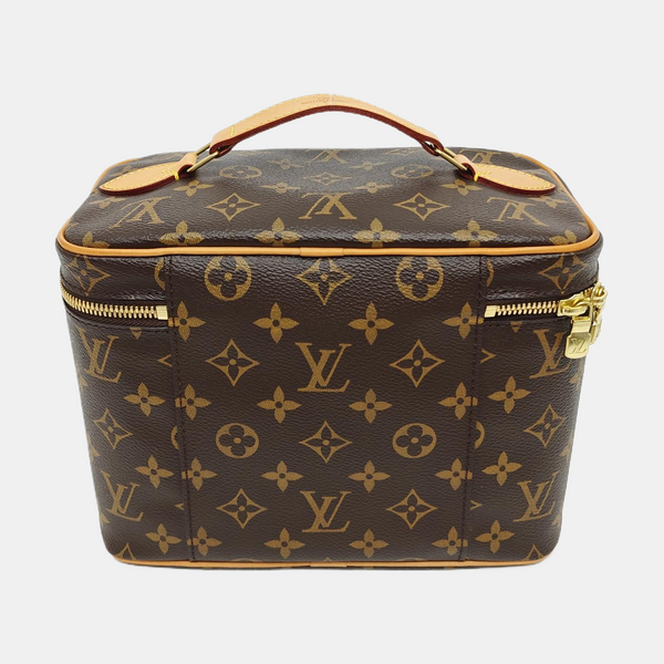NICE BB Monogram Coated Canvas Brown