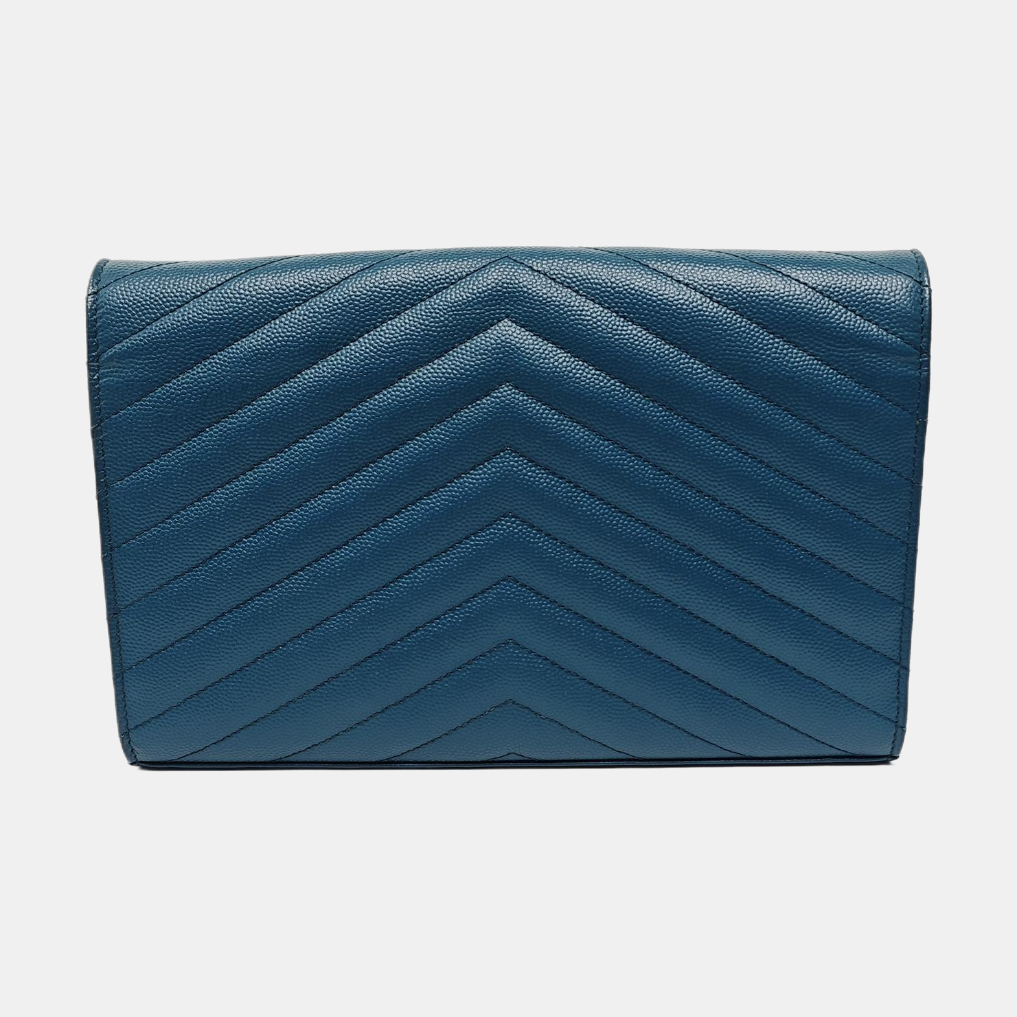 MONOGRAM Medium Chevron Calfskin Blue