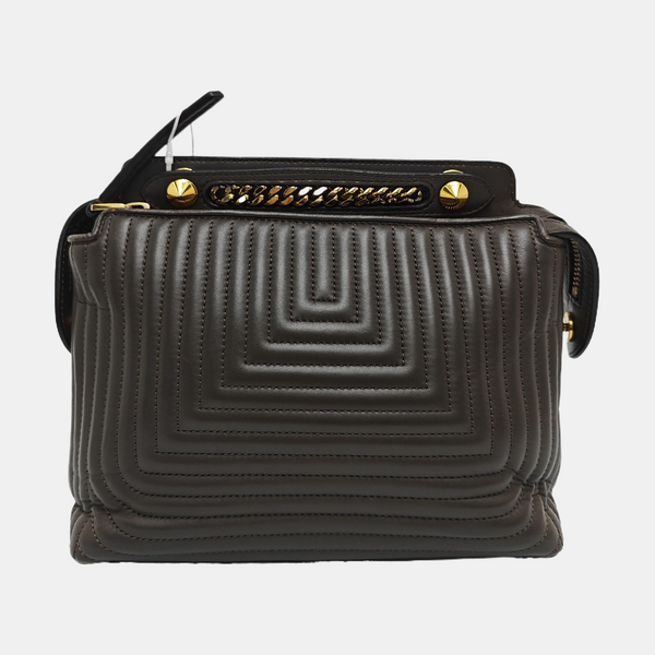 Dotcom Quilted Calfskin Brown