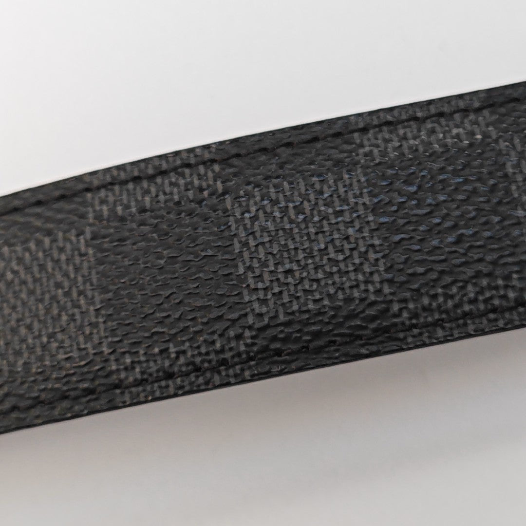 Coated Canvas Belt Black
