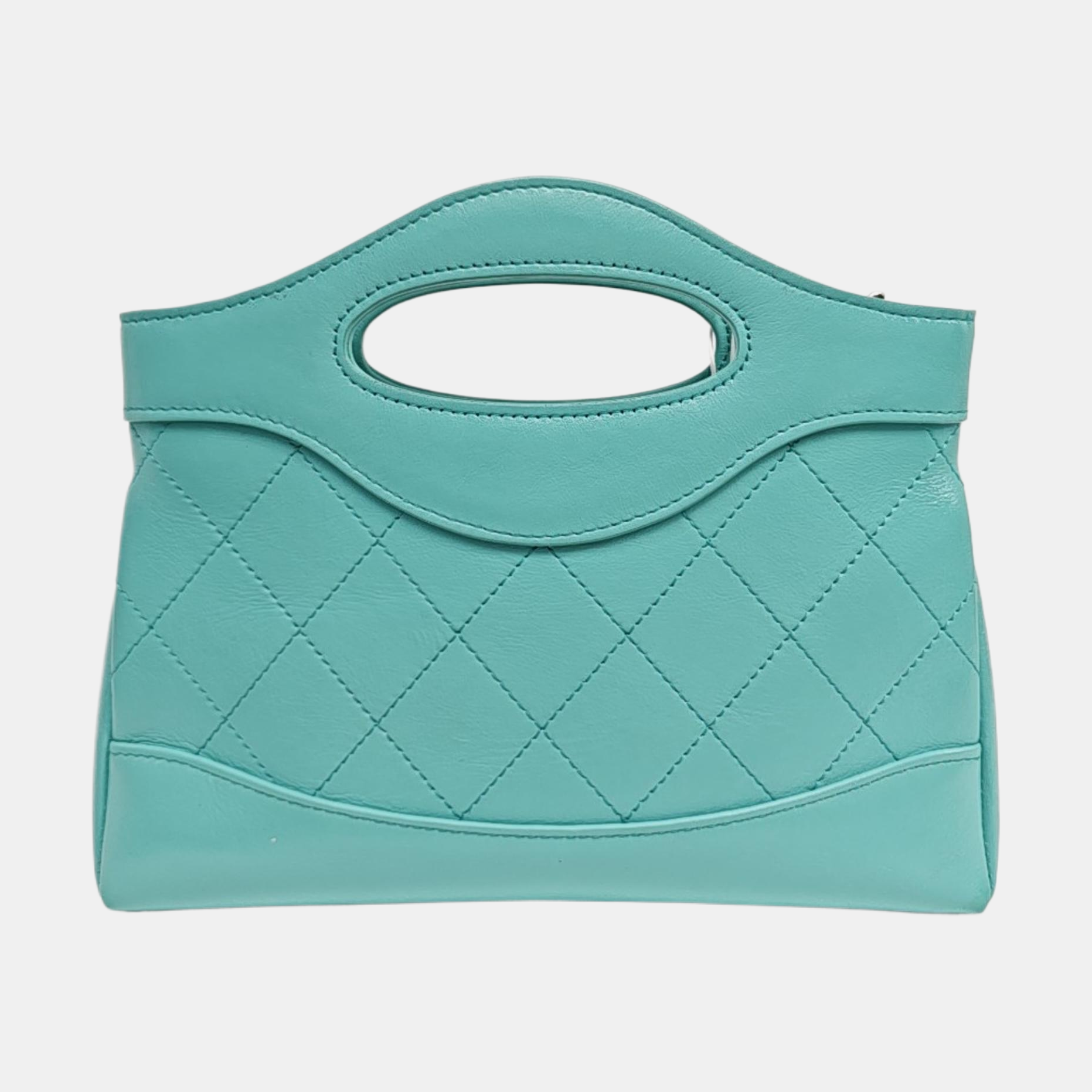 CHANEL 31 Nano Quilted Calfskin Blue