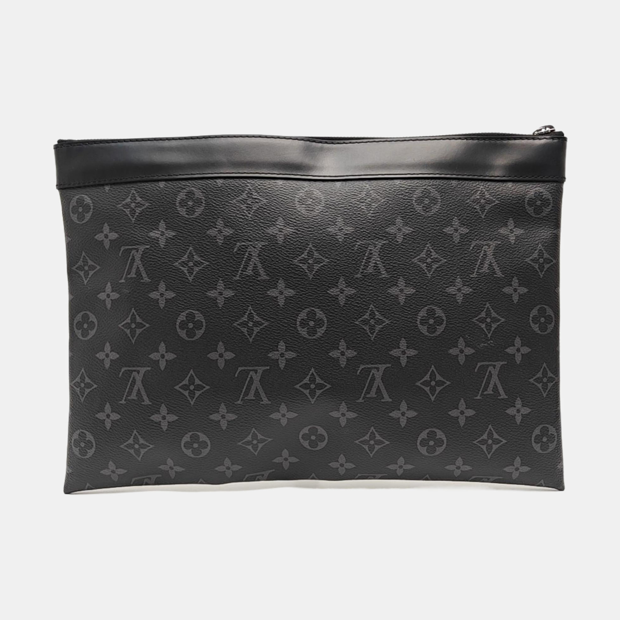 DISCOVERY Monogram Coated Canvas Gray