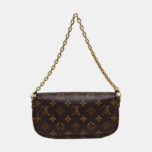 IVY Monogram Coated Canvas Brown