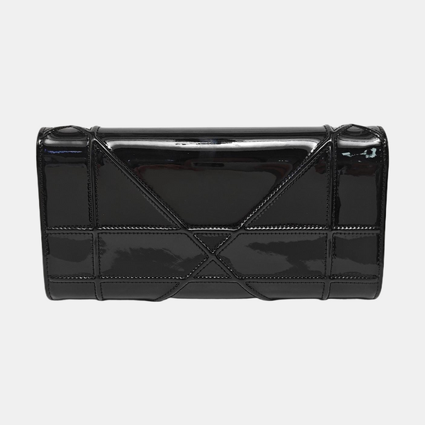 Diorama Small Cannage Patent Leather Black