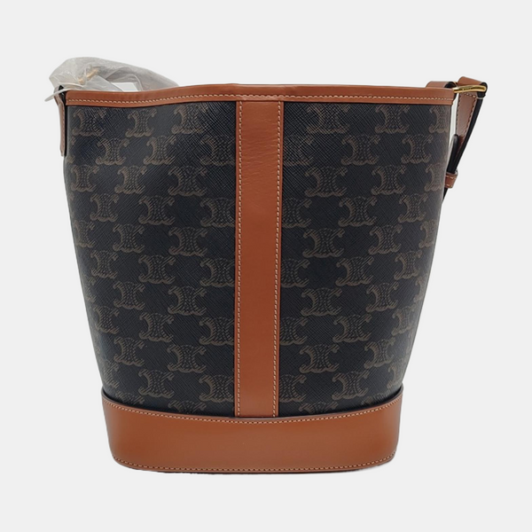 TRIOMPHE CANVAS Small Coated Canvas Brown