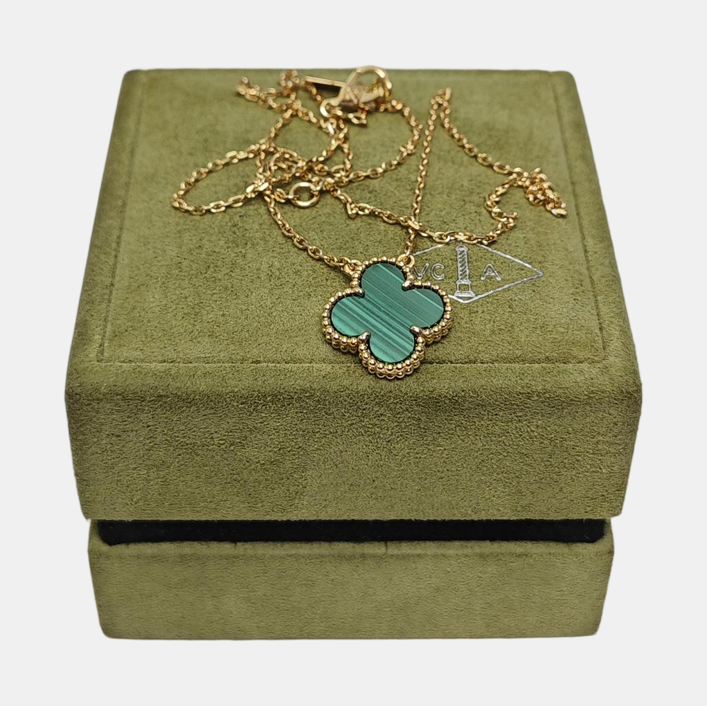 Vintage Alhambra 18k Gold Necklace