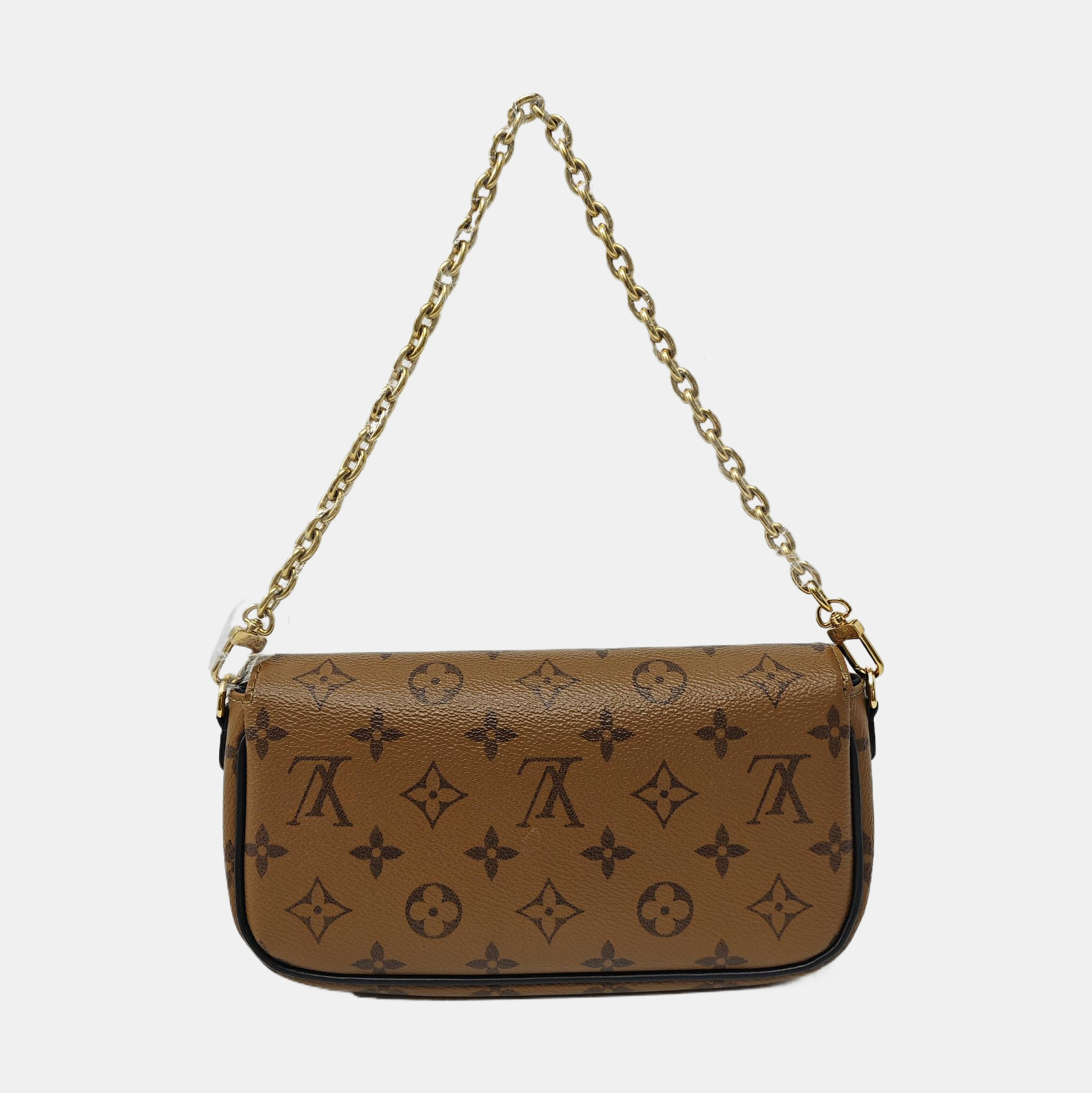 IVY Monogram Coated Canvas Brown