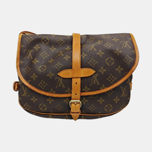SAUMUR Monogram Coated Canvas Brown
