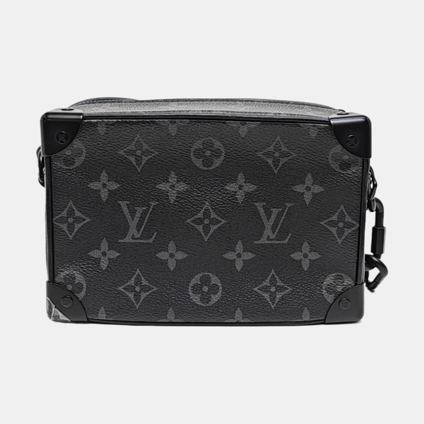SOFT TRUNK Mini Monogram Coated Canvas Black