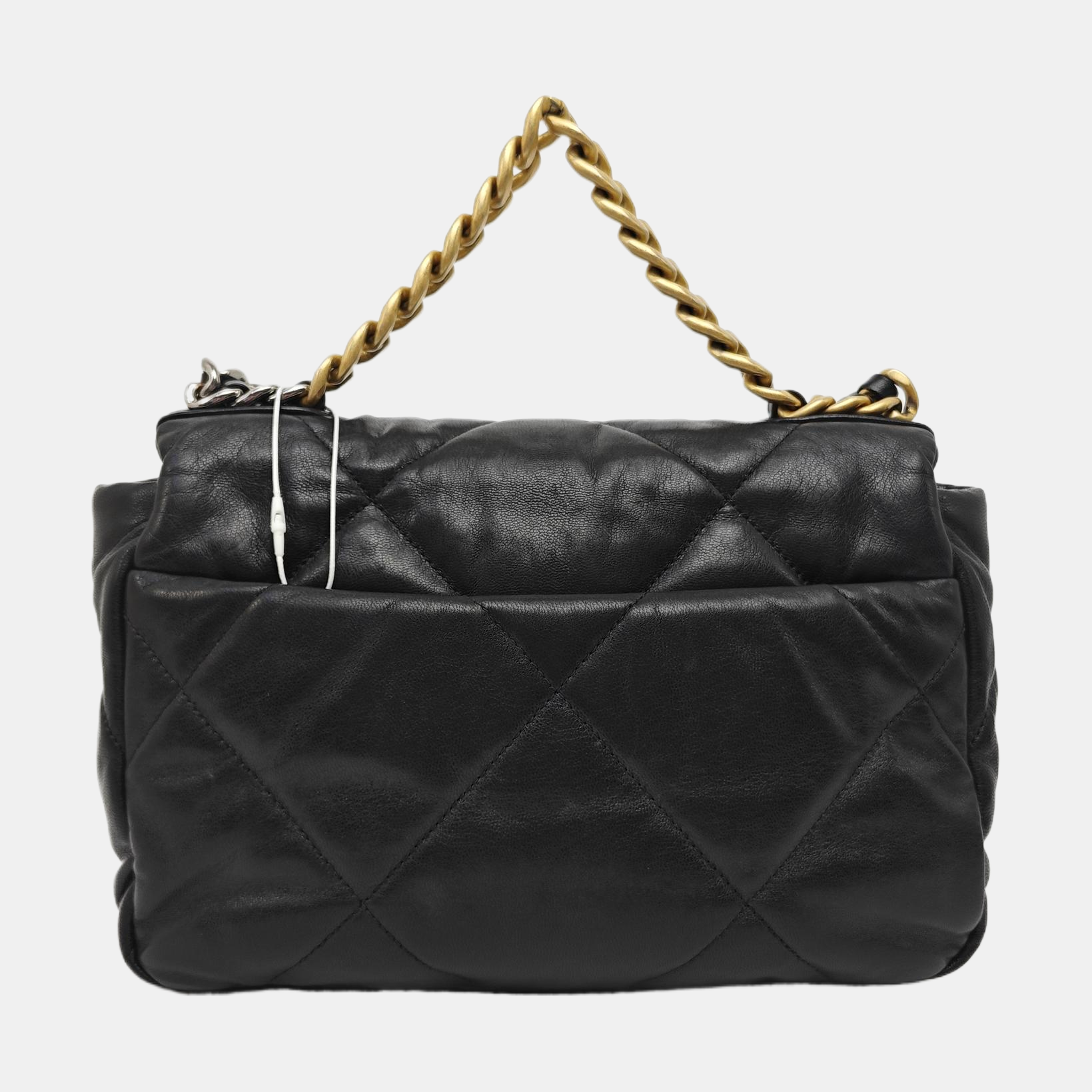 CHANEL 19 Small Quilted Lambskin Black
