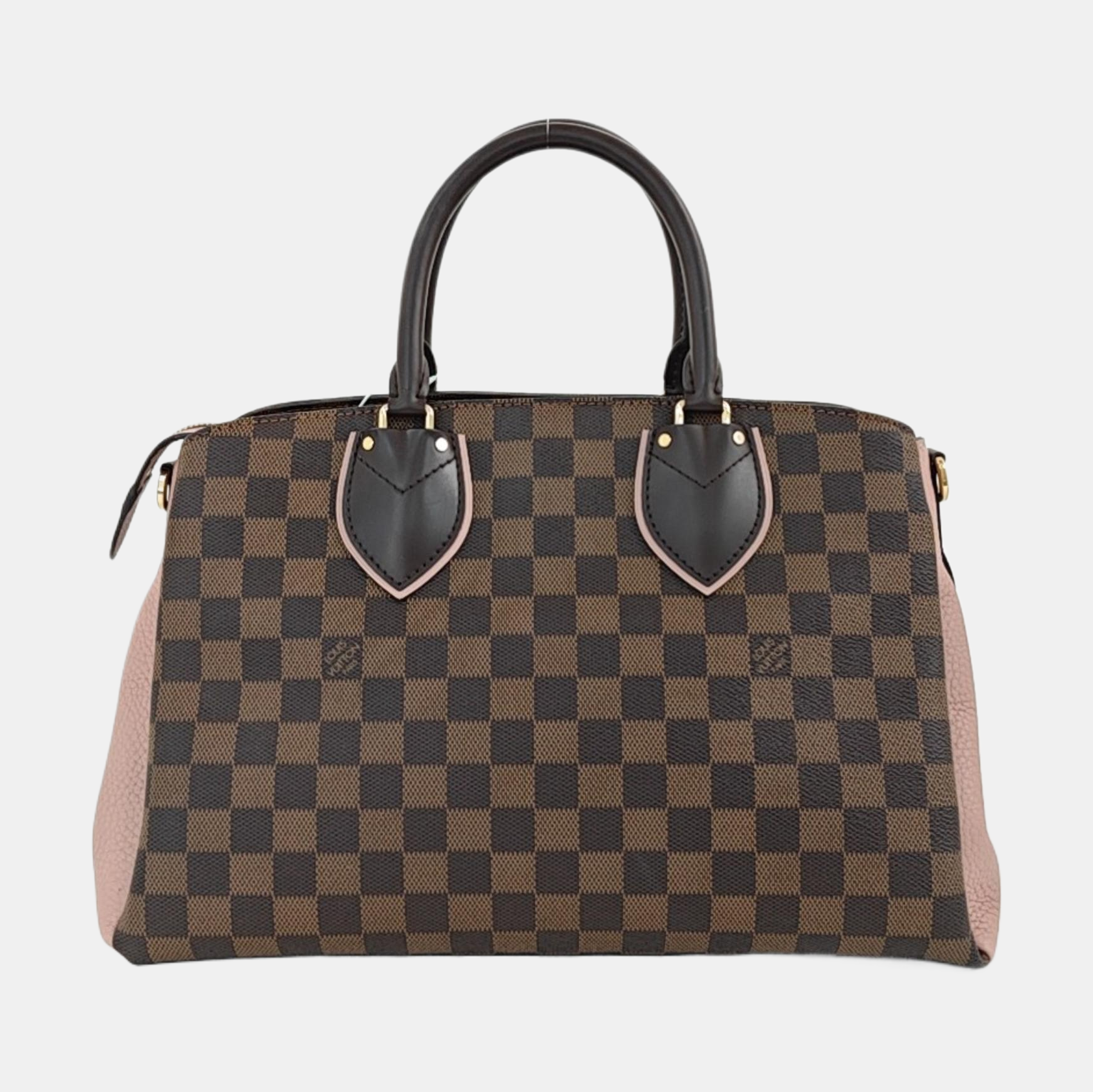 NORMANDY Damier Ebene Coated Canvas Brown