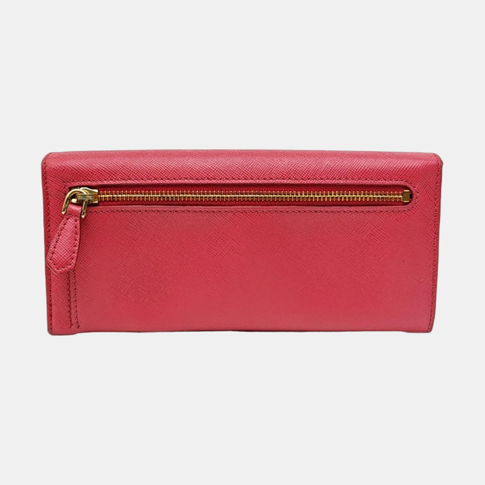 Fiocco Bow Calfskin Red Wallet