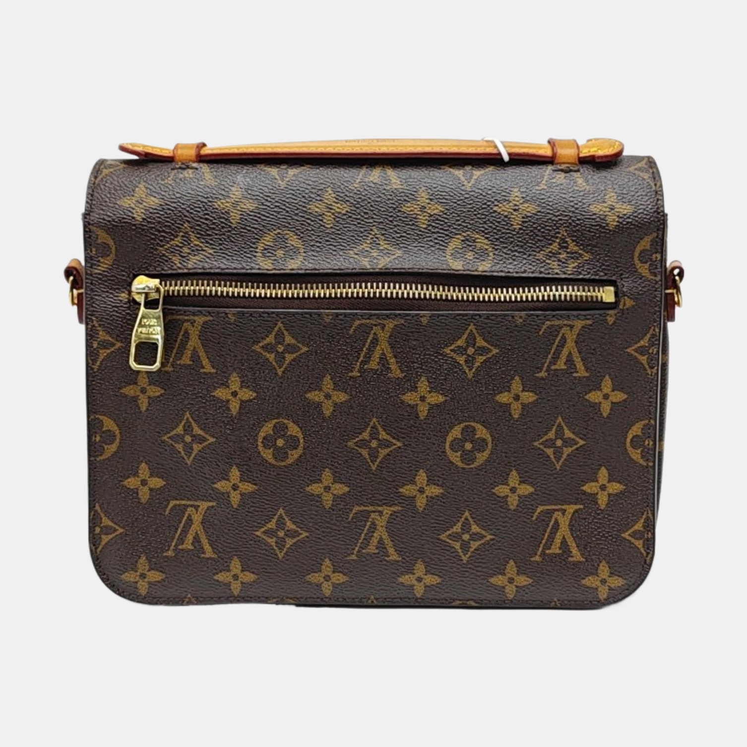 MÉTIS MM Monogram Coated Canvas Brown