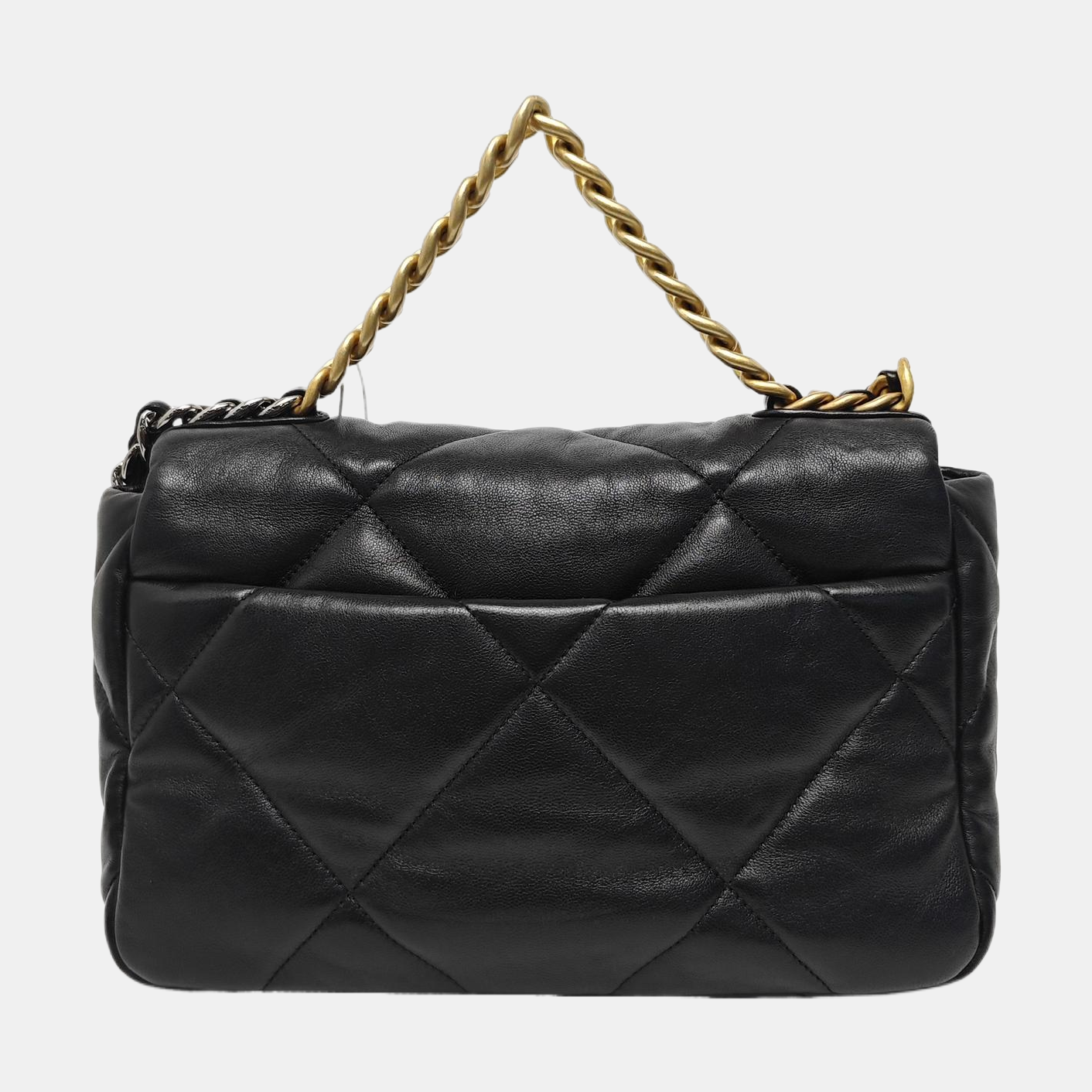 CHANEL 19 Small Quilted Lambskin Black