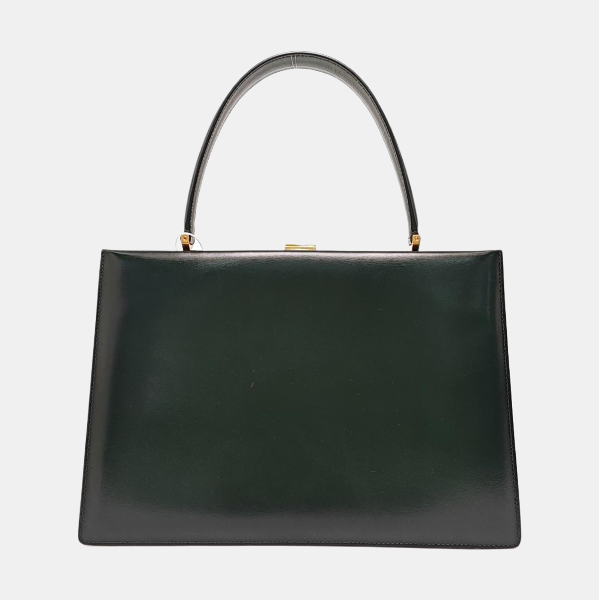 CLASP Medium Calfskin Green