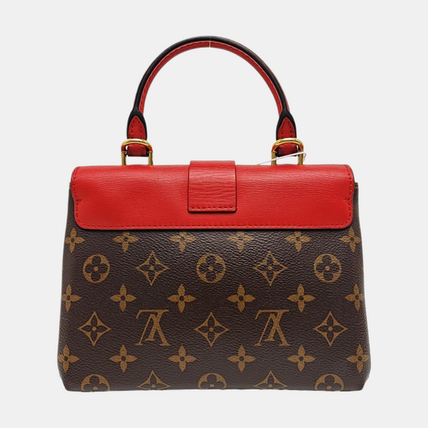 LOCKY BB Monogram Coated Canvas Red
