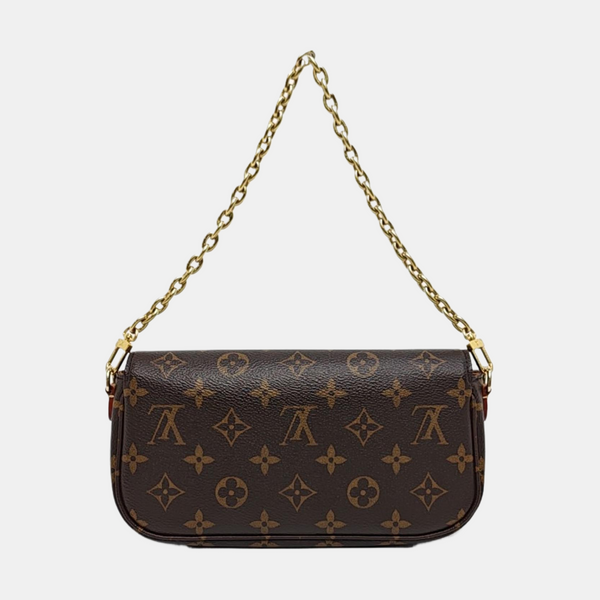 IVY Monogram Coated Canvas Brown