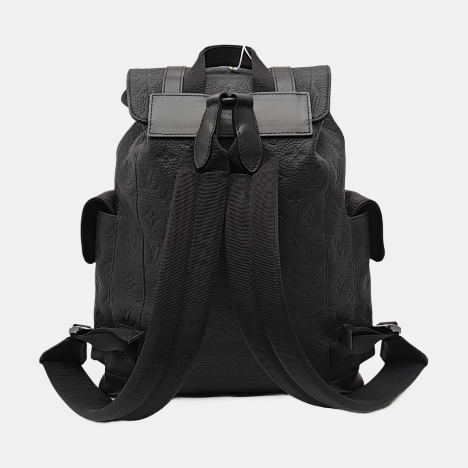 CHRISTOPHER Monogram Calfskin Black