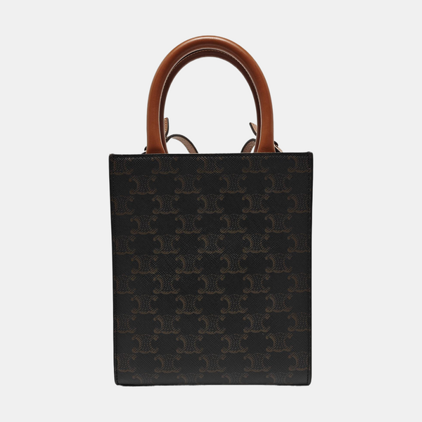 CABAS CELINE Mini Coated Canvas Brown
