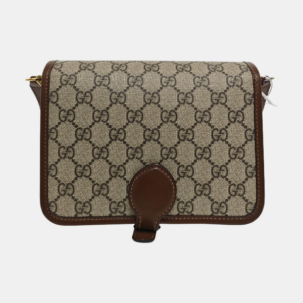 Retro Mini Monogram Coated Canvas Beige