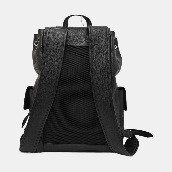 Monogram Calfskin Backpack Large Black