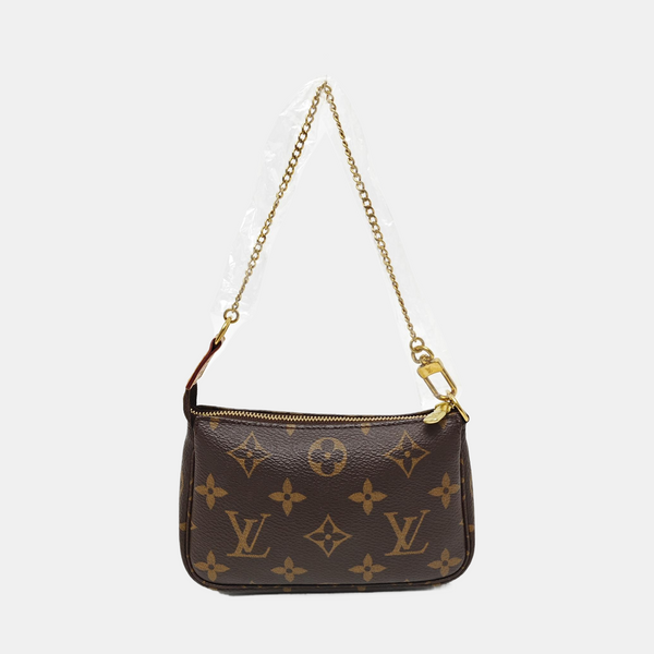 ACCESSOIRES Mini Monogram Coated Canvas Brown