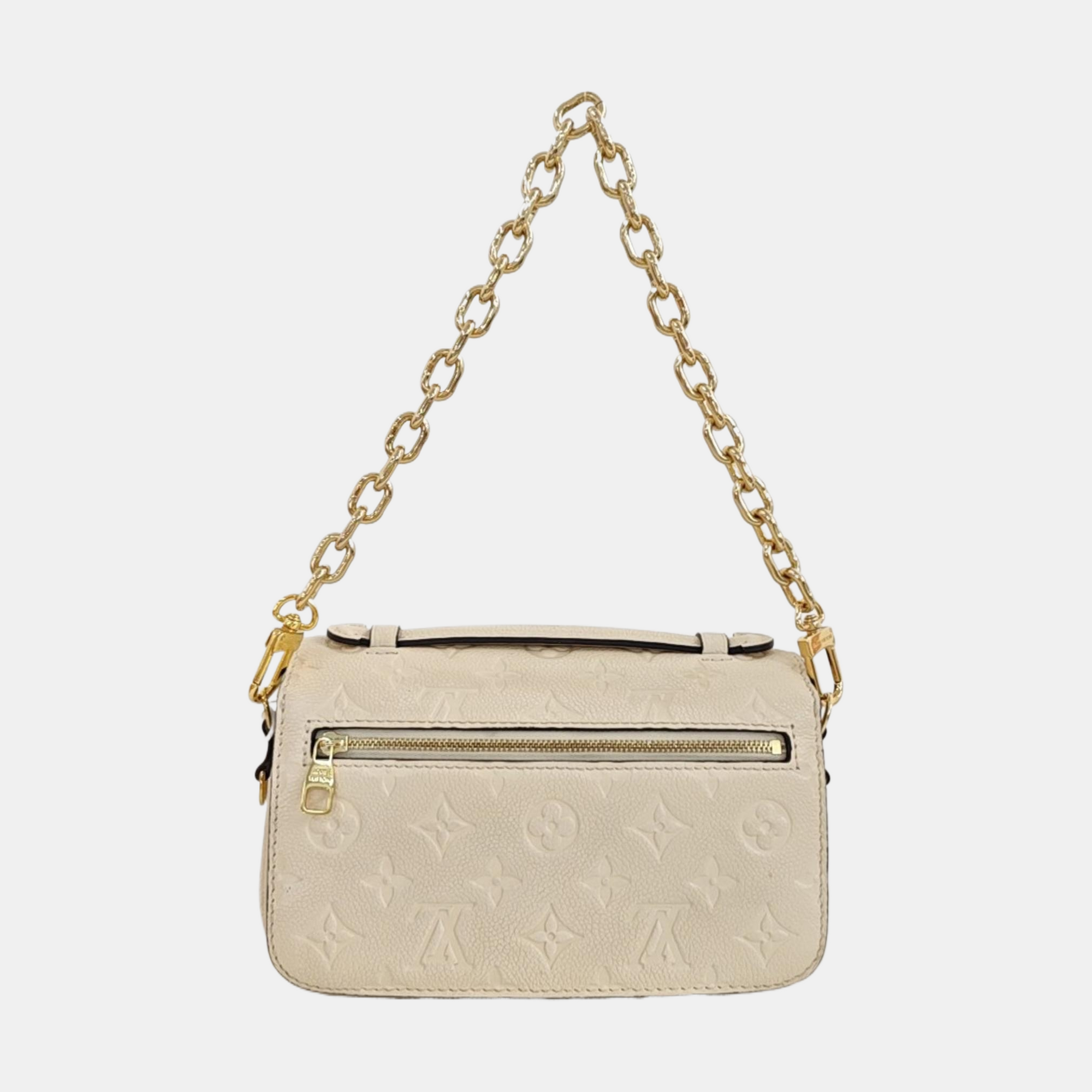 MÉTIS EAST WEST Monogram Calfskin Beige