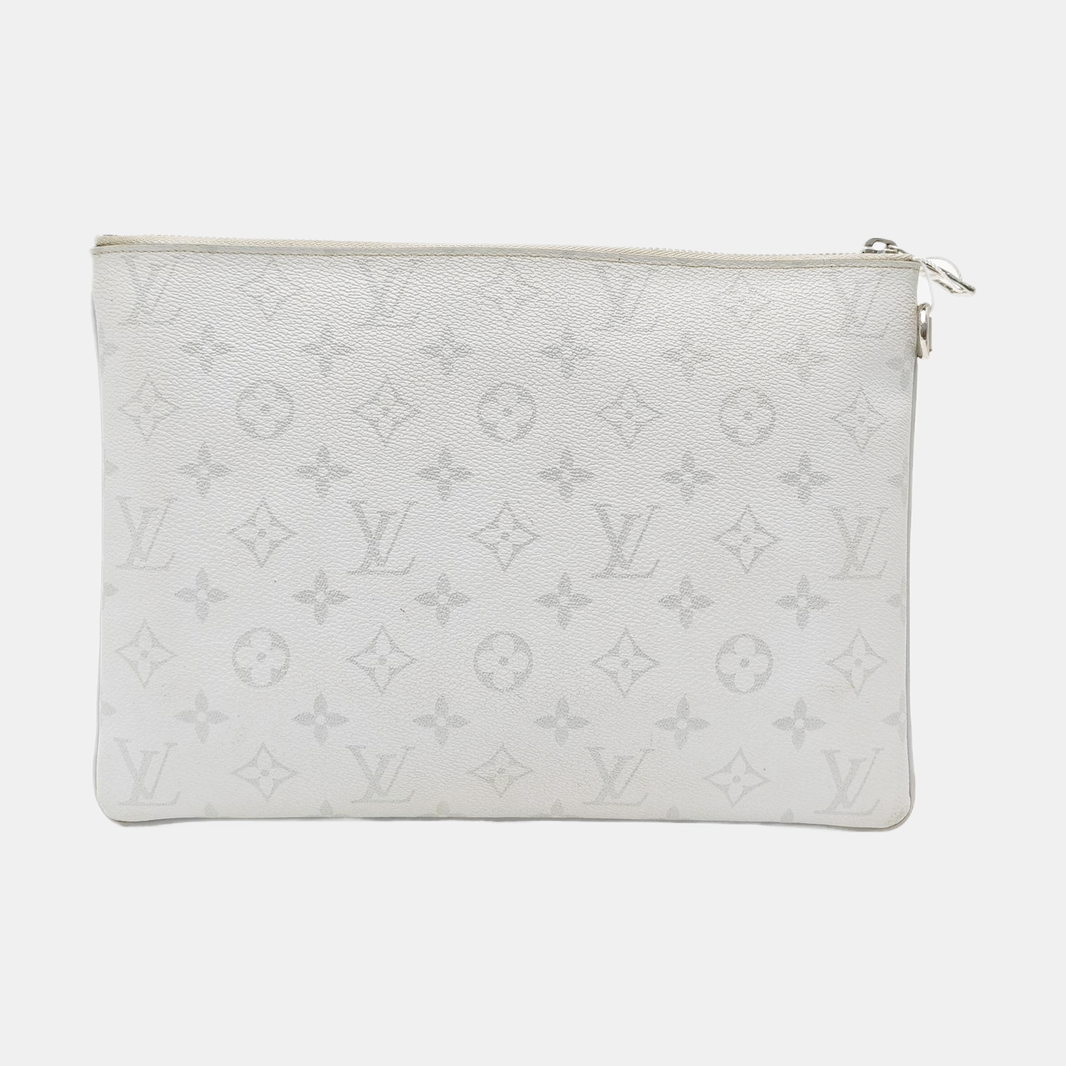POCHETTE CHAINE GM Monogram Coated Canvas White