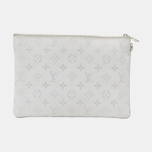 POCHETTE CHAINE GM Monogram Coated Canvas White