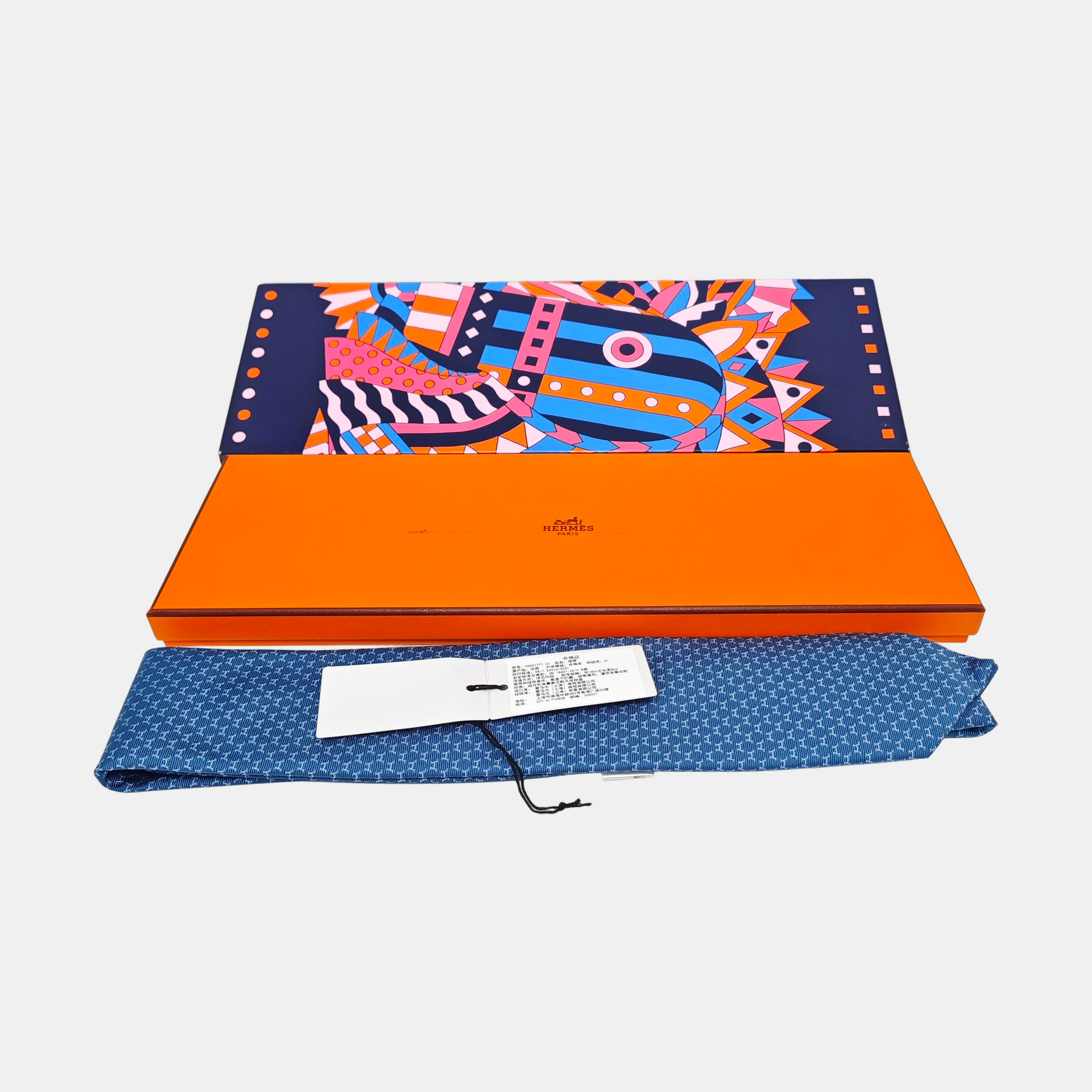 Mulberry Silk Tie Blue