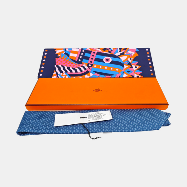 Mulberry Silk Tie Blue