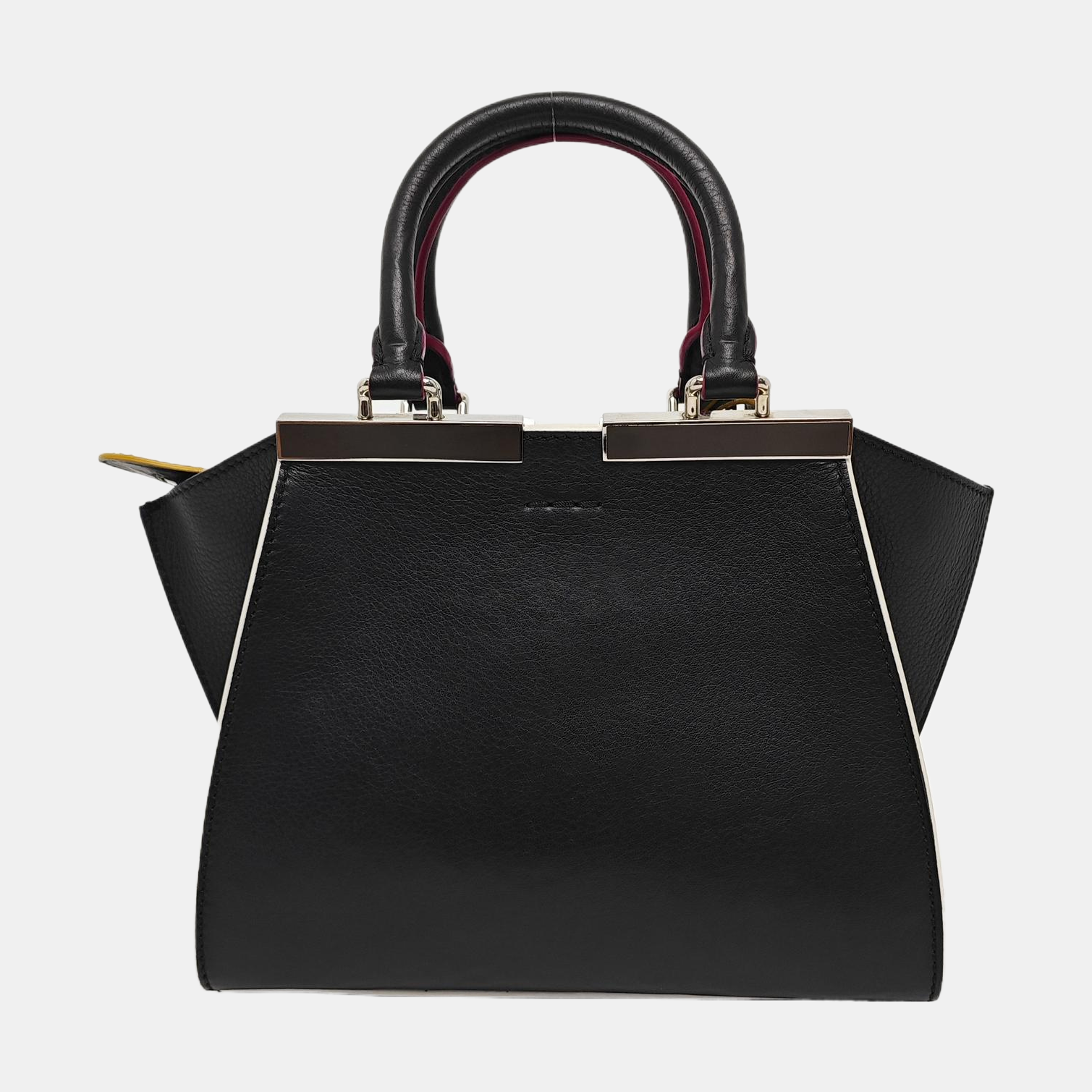 Authenticated pre-owned  3Jours Calfskin Black - Top Handle Bag at Looply