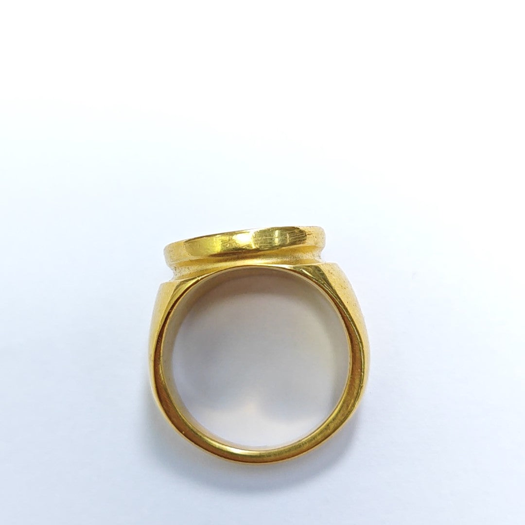 Metal Gold Ring EU 50