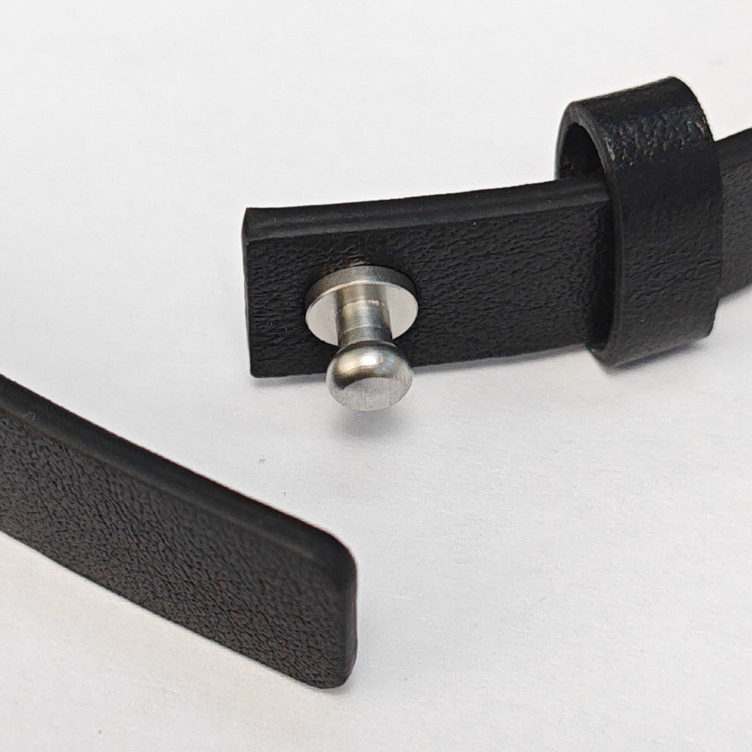 Leather Black Bracelet
