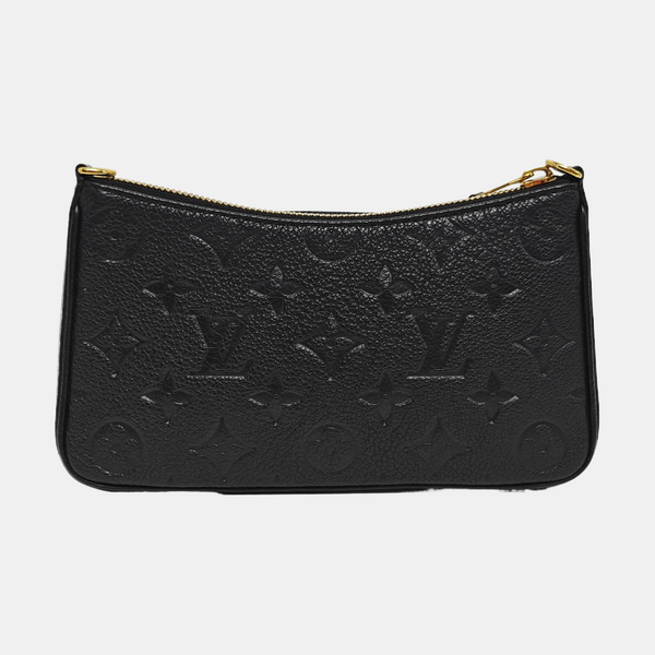 EASY POUCH ON STRAP Monogram Calfskin Black