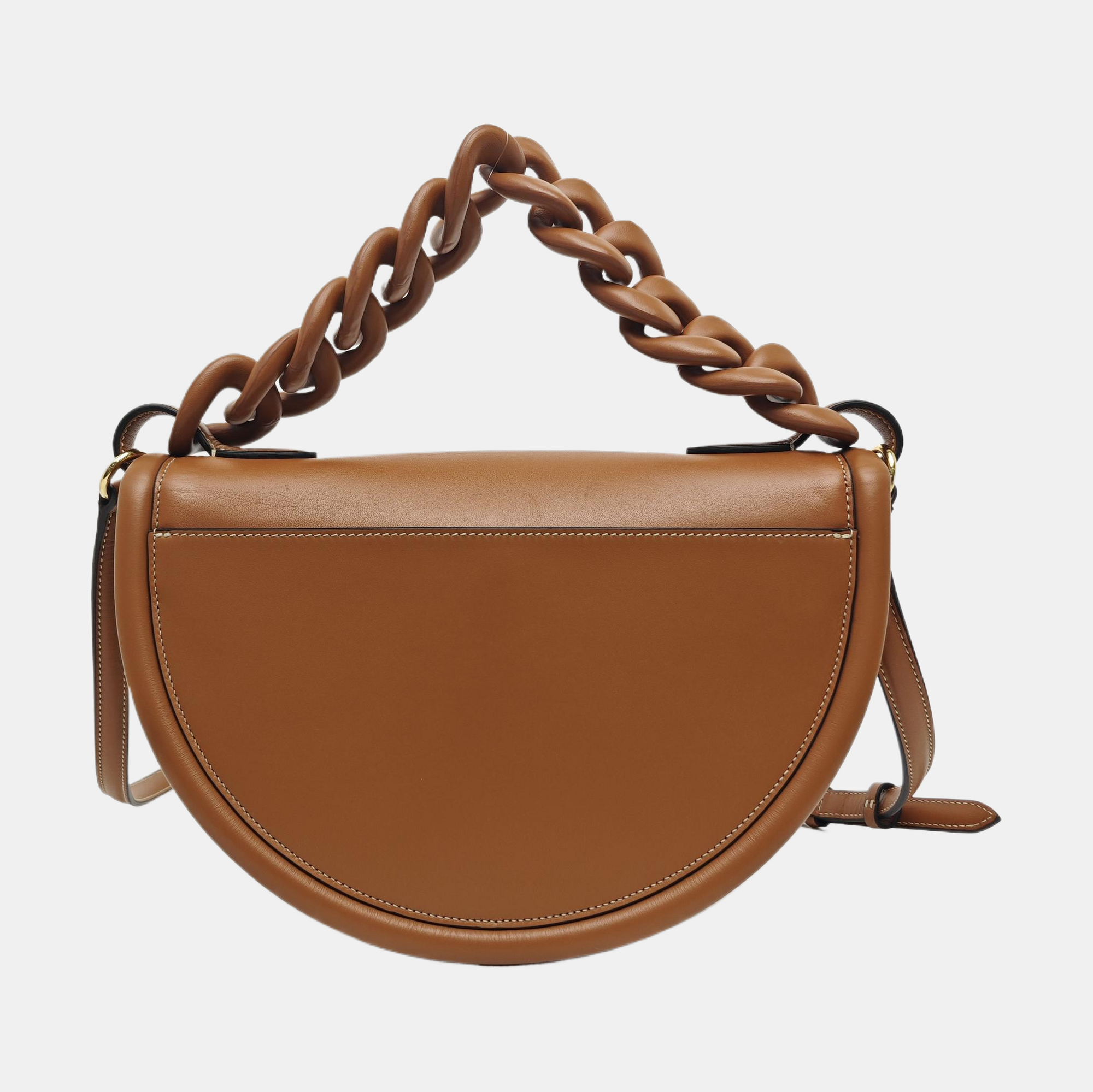 Calfskin Shoulder Bag Brown