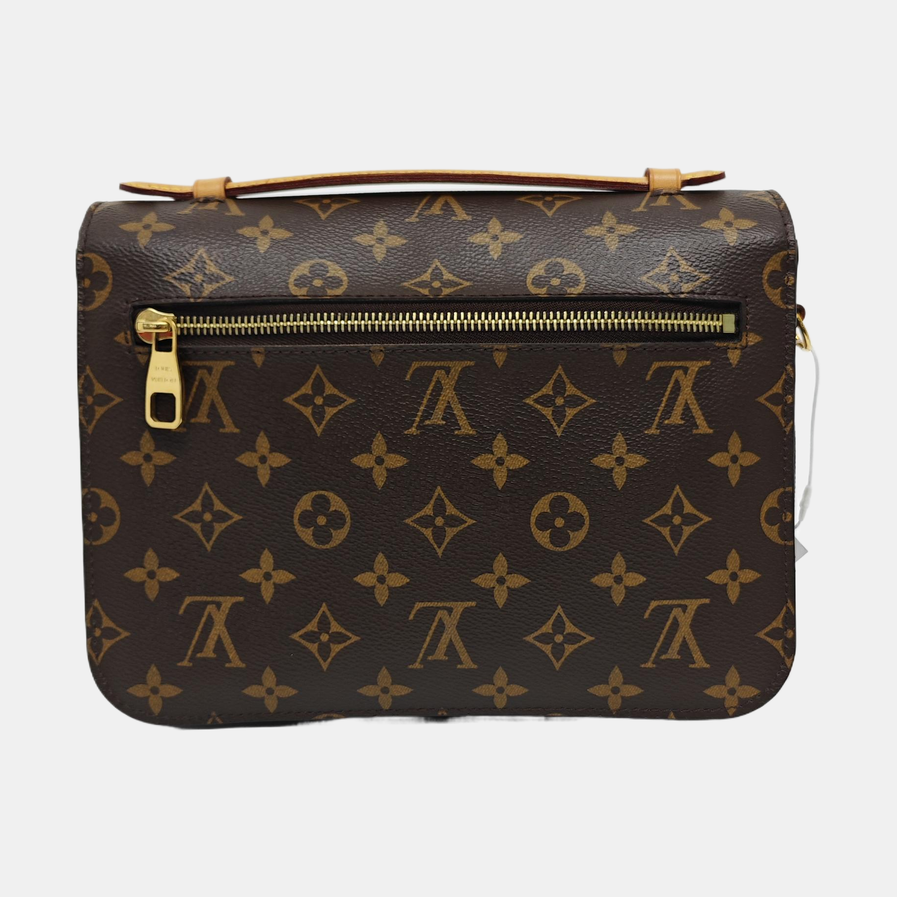 MÉTIS MM Monogram Coated Canvas Brown