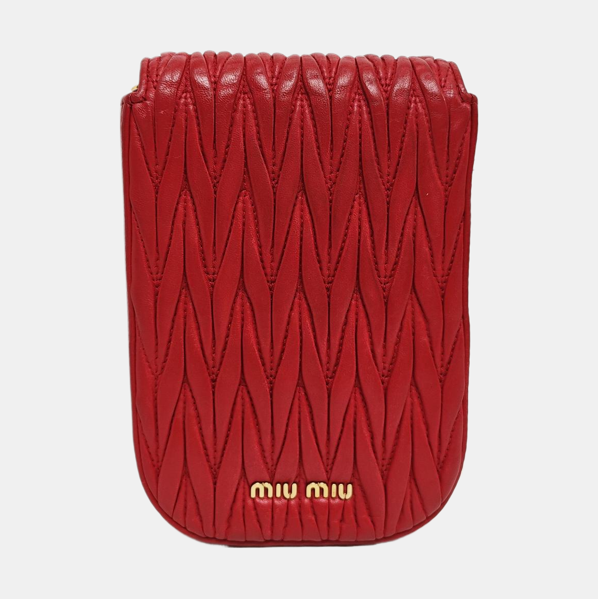 Matelassé Lambskin Red